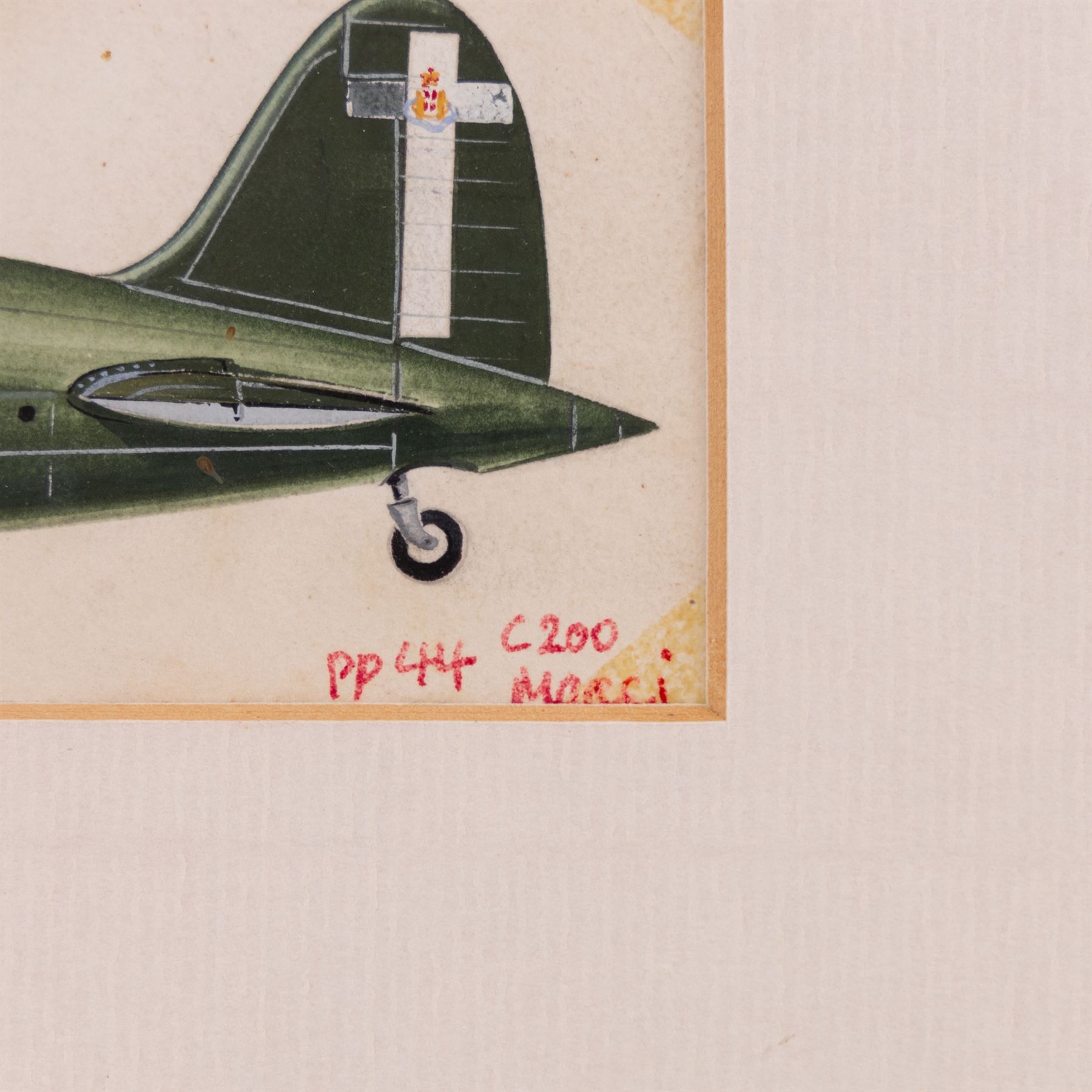 John Batchelor (British 1936-2019): Aircraft Studies, set of eleven gouaches variously signed and inscribed, max 35cm x 52cm (11)