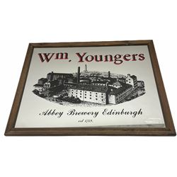 WM Young advertising mirror 
