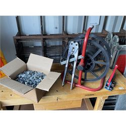 Packaging strapping tool with strapping and clamps  - THIS LOT IS TO BE COLLECTED BY APPOINTMENT FROM DUGGLEBY STORAGE, GREAT HILL, EASTFIELD, SCARBOROUGH, YO11 3TX