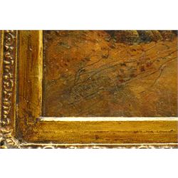 Alexander Williams RHA (Irish 1846-1930): 'A Breezy Day', oil on canvas signed and dated 1850, 38cm x 58cm