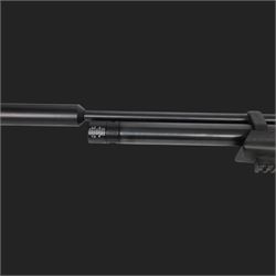 Hatsan AT44-10 air rifle, .22 cal, Max pressure 200 bar, serial number 041420511, fitted with 3-12x50 scope, L118cm