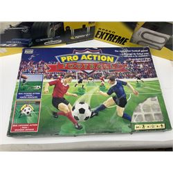 Scalextric - Formula One set with McLaren Mercedes and Williams BMW cars; and Speed Extreme set with Ford Focus cars; both boxed with accessories and paperwork; and Parker Pro-Action football game; boxed (3)