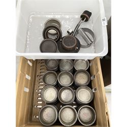 Small 3’ heated pie die, base maker and lidder, with pastry cutter and 140 corresponding pie tins - THIS LOT IS TO BE COLLECTED BY APPOINTMENT FROM DUGGLEBY STORAGE, GREAT HILL, EASTFIELD, SCARBOROUGH, YO11 3TX