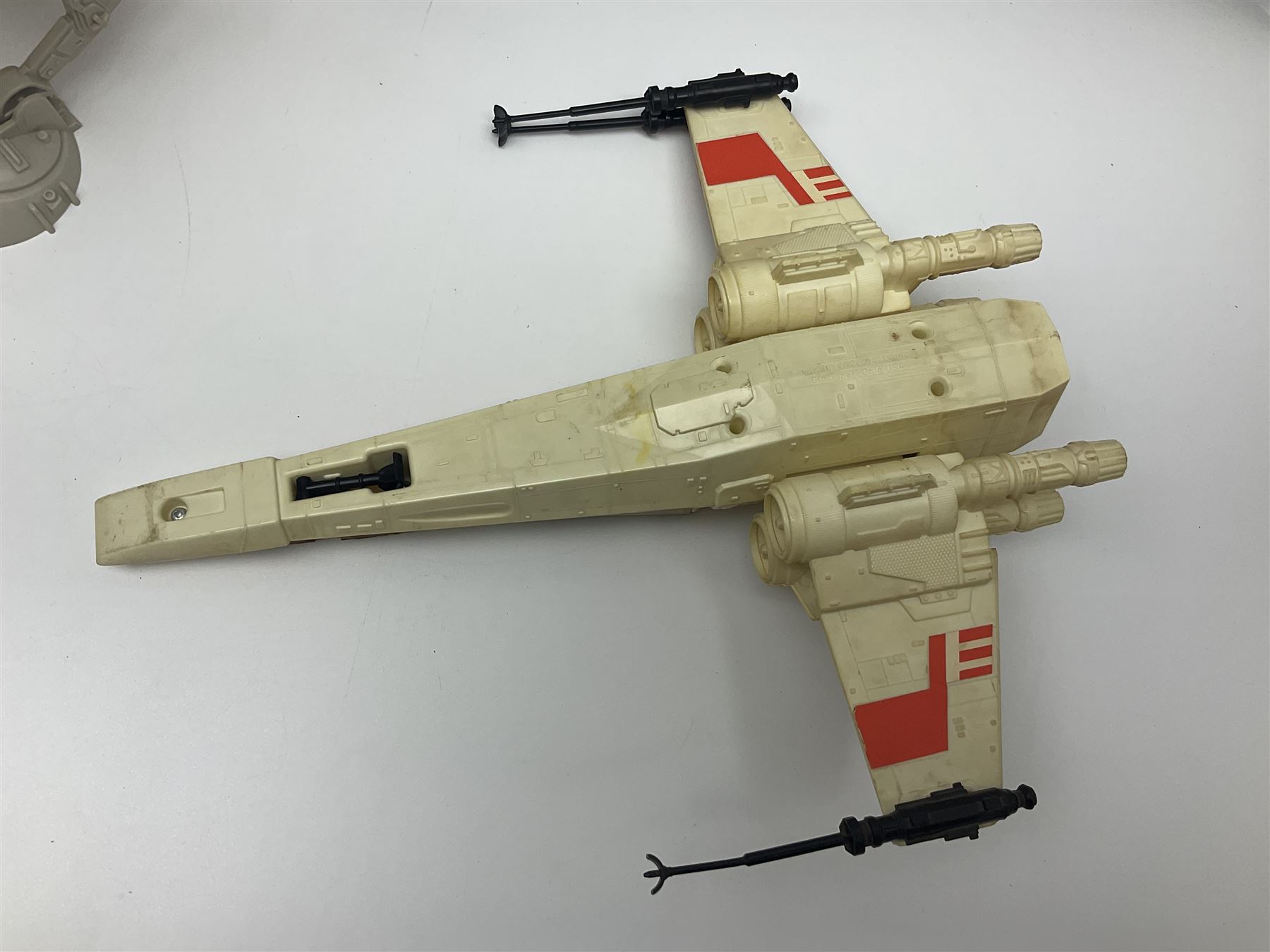 Star Wars - vintage vehicles comprising Rebel Armoured Snowspeeder and Tri-pod Laser Cannon; both boxed; Rebel Transport with 3 3/4