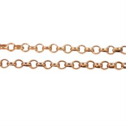 Two 9ct gold chains
