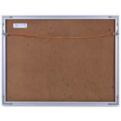 Tom Harland (Yorkshire 1945-2012): Winter in the Fields, watercolour signed 21cm x 33cm 