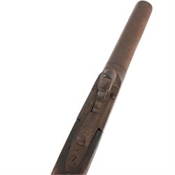 19th century percussion hammer action pocket pistol with sprung bayonet, with 8cm (3.5