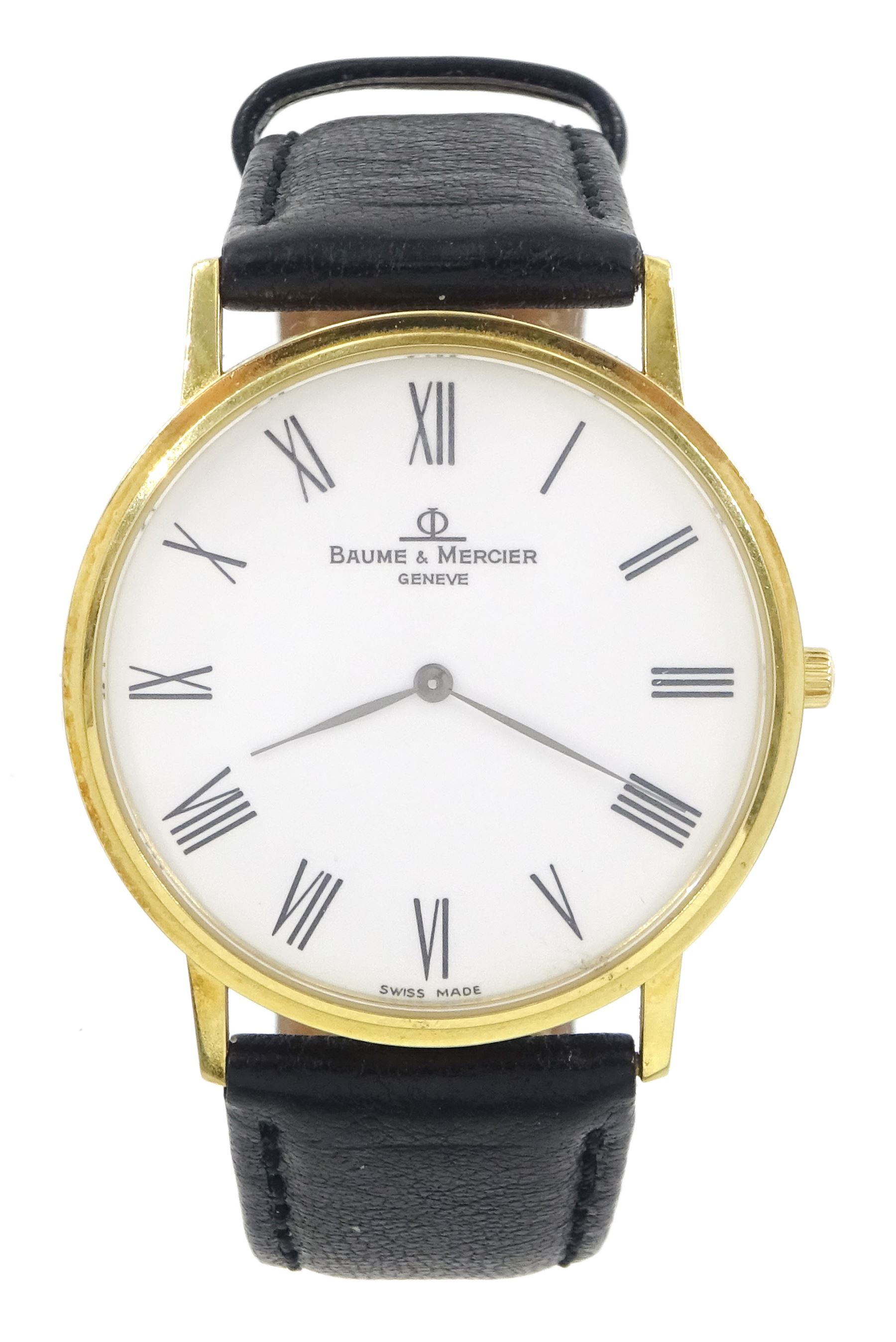 Baume Mercier Classima gentleman's 18ct gold quartz wristwatch