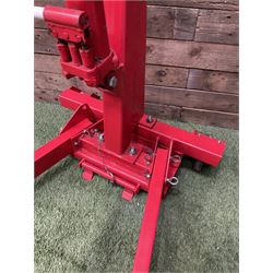 Machine Mart engine hoist / crane  - THIS LOT IS TO BE COLLECTED BY APPOINTMENT FROM DUGGLEBY STORAGE, GREAT HILL, EASTFIELD, SCARBOROUGH, YO11 3TX