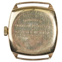 Vertex Supreme 9ct gold manual wind presentation wristwatch, Birmingham 1938