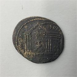 Roman Imperial Coinage, Maxentius (AD 306-312), double strike billon bronze follis 