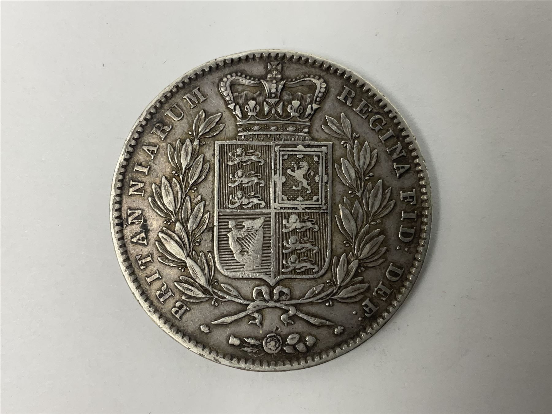 Queen Victoria 1845 crown coin