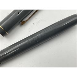 Five Waterman's fountain pens, to include Ideal, 152V, 701 etc, four with 14ct gold nibs