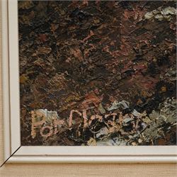 Pat (Patrick) Cleary (British 20th century): Herding Swaledale Sheep in the Lake District, oil on board signed 60cm x 79cm