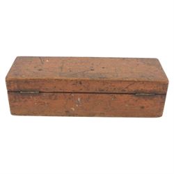 Late 19th century Surveyors level by Stanley, Gt Turnstile, Holborn, London, No.951 with lacquered oxidised brass finish in original box and with stand