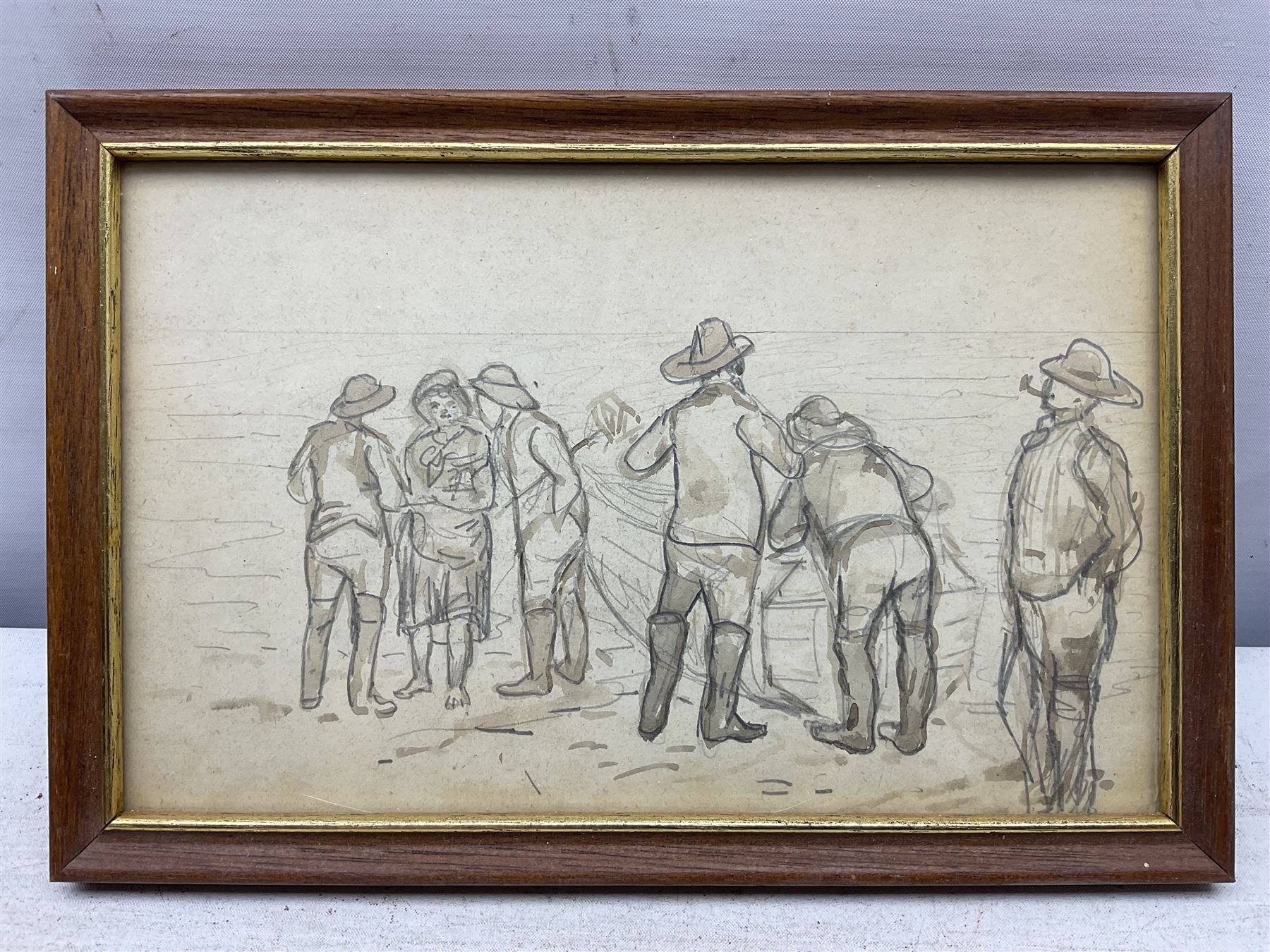 Attrib. Sarah Adelaide Hudson (neé Brereton) (British 19th Century): Scenes from Victorian Yorkshire, collection of watercolours and artists notebooks dating from c1870, including scenes from Longcroft Hall near Beverley - The Family Home (boxed) (approx. 24) 
Notes: Sarah was the sister of artist Caroline Brereton (British 1827-1882).