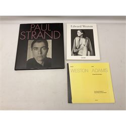 Seven photography reference books, to include Edward Weston, Paul Strand, Alfred Stieglitz, Sam Haskins etc 