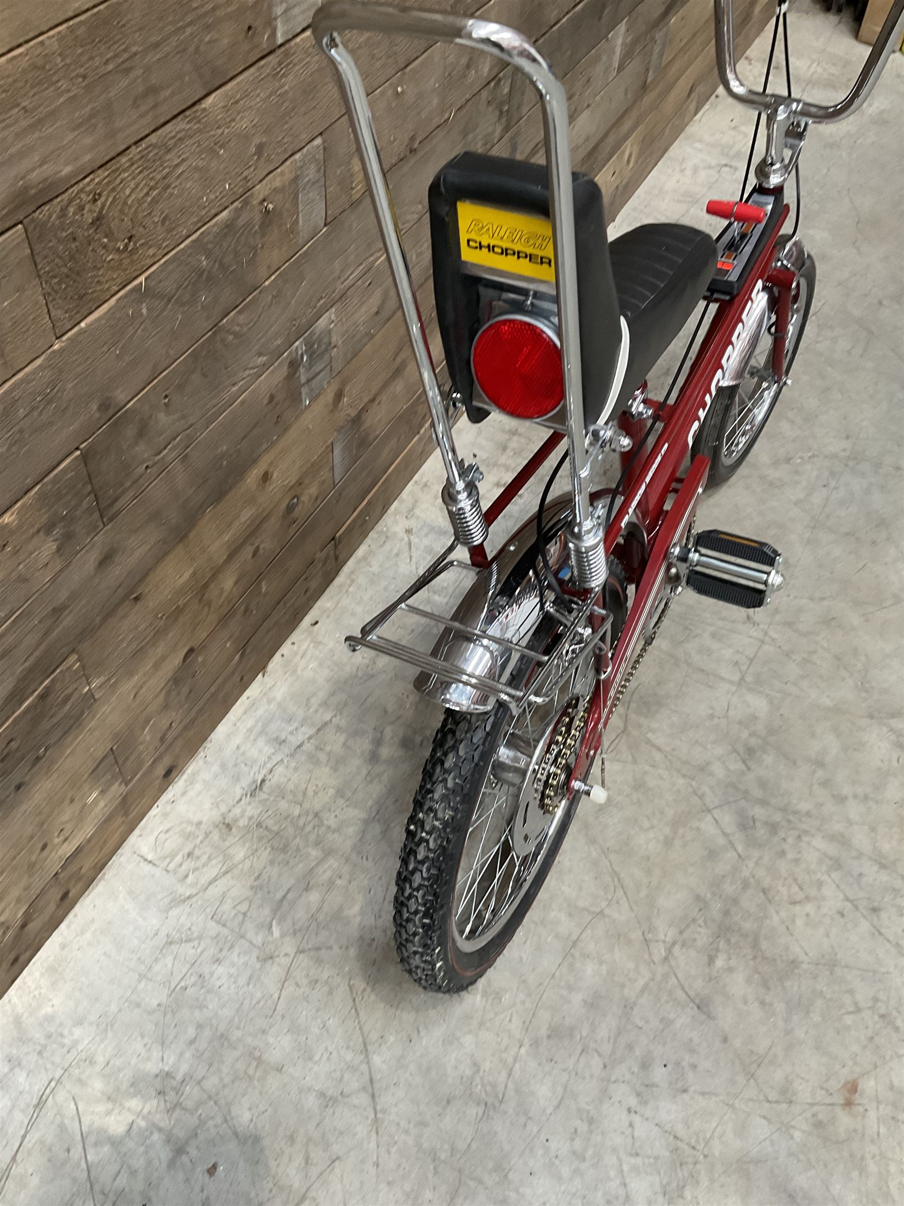 Raleigh Chopper Mk2 Arrow Wedge bicycle, fully restored and rechromed