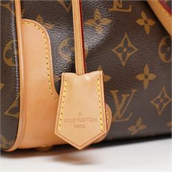 Louis Vuitton - ‘Estrela’ MM NM Tote Bag, circa 2015, in signature monogram coated canvas with natural Vachetta leather trim, with twin top handles and detachable shoulder or crossbody strap over expandable sides, the interior in burgundy suede with pocket divisions, base width 32cm, with original dust bag