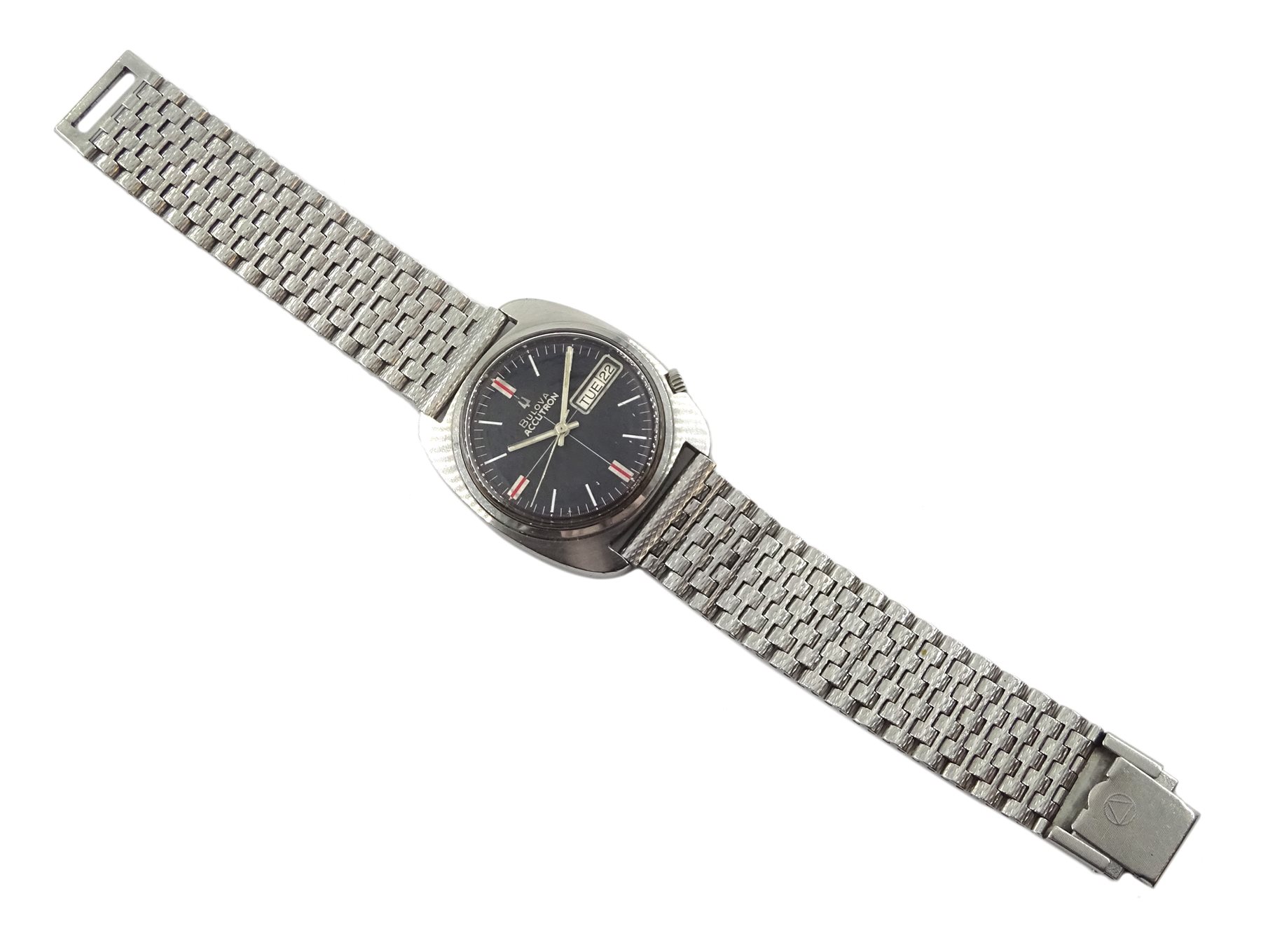 Bulova Accutron stainless steel gentleman's wristwatch