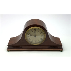 A mahogany Napoleon hat clock, the 3.5