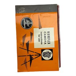 Paillard Bolex cine camera, with three lenses; Dallmeyer Speed Anastigmat F/1.5 204319, Dallmeyer Popular Telephoto and Dallmeyer Wide Angle Antistigmatic 202768, in fitted case with ephemera and accessories 