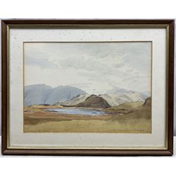 William Heaton Cooper RI (British 1903-1995): 'Steel Fell Tarn', watercolour over pencil signed and titled 24cm x 35cm