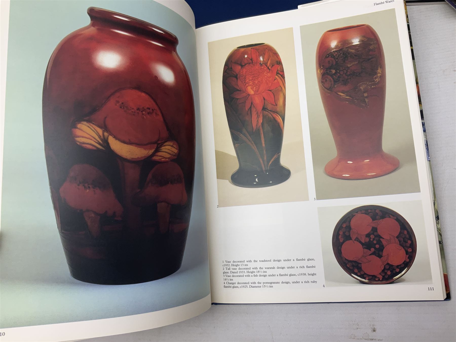 Moorcroft, 1897-1993 revised edition; an illustrated guide to Moorcroft Pottery, a hard back book by Paul Atterbury, together with a quantity of Moorcroft Collector's Club magazines