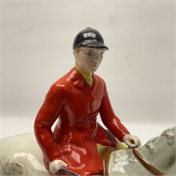 Beswick Huntsman on grey horse, no.1501, with printed mark beneath, H21cm