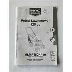 MacAllister 14” rotary lawnmower, Briggs & Stratton 450E 125cc engine  - THIS LOT IS TO BE COLLECTED BY APPOINTMENT FROM DUGGLEBY STORAGE, GREAT HILL, EASTFIELD, SCARBOROUGH, YO11 3TX