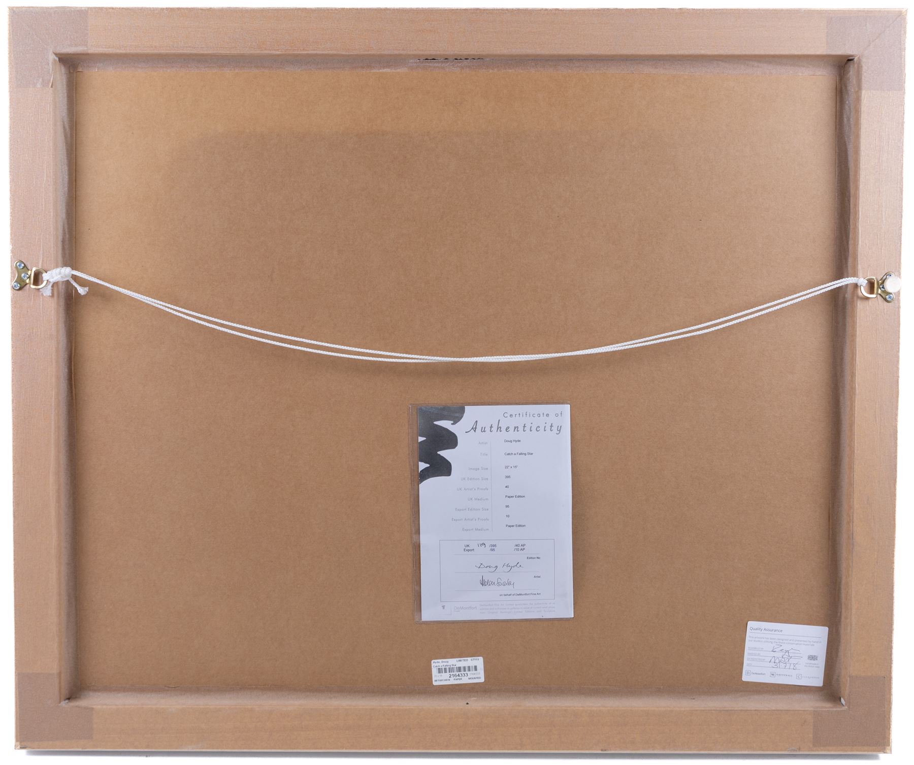 Doug Hyde (British 1972-): 'Catch a Falling Star', limited edition giclée print signed titled and numbered 118/295, 38cm x 55cm