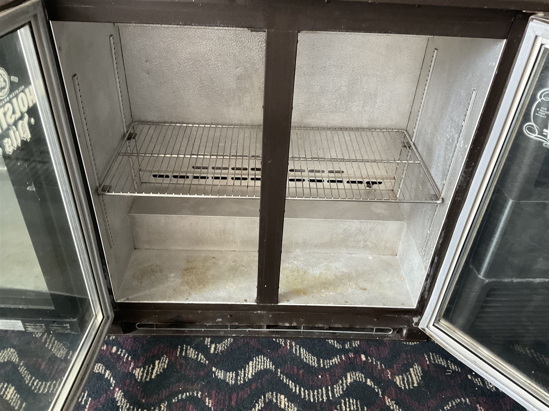 Osborne double drinks fridge- LOT SUBJECT TO VAT ON THE HAMMER PRICE - To be collected by appointment from The Ambassador Hotel, 36-38 Esplanade, Scarborough YO11 2AY. ALL GOODS MUST BE REMOVED BY WEDNESDAY 15TH JUNE.