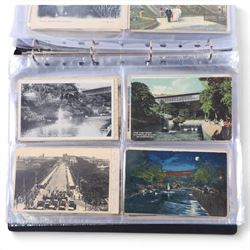 Collection of local Scarborough post cards, including South Bay, The Spa, Churches, novelty examples, black and white examples, etc contained within various albums, (approximately 780)