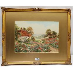 Joseph Halford Ross (British 1866-1941): Springtime Landscapes, pair watercolour and gouaches signed 27cm x 38cm (2)