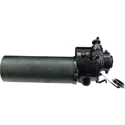Barr & Stroud military issue type FT27 range finder no. 1009 dated 1916 stamped with broad arrow, in metal case, together with gun sights including ZRAK ON-59, MK II telescopic bearing, MK II telescope elevation and two tripods
