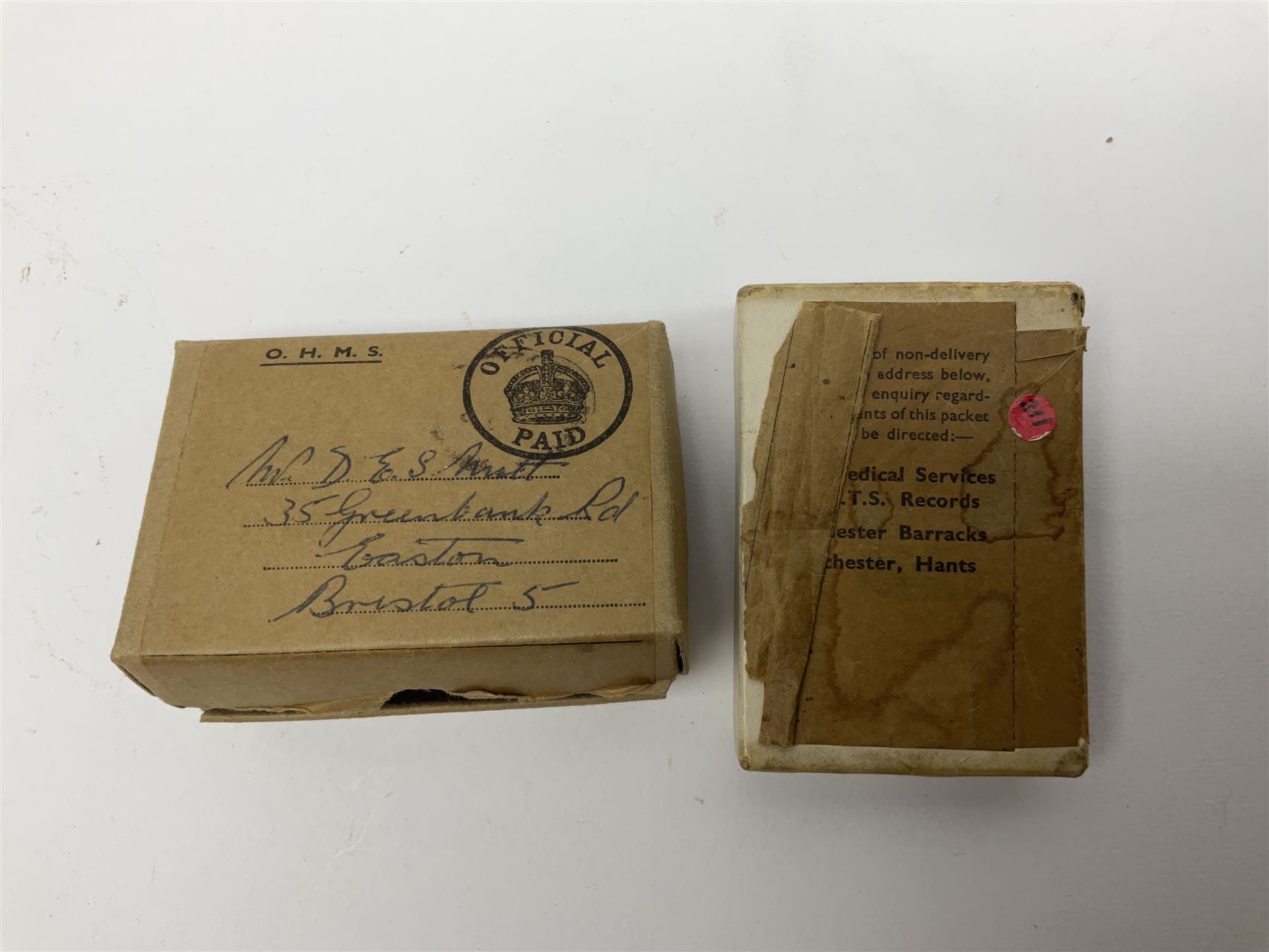 Twelve WW2 medals comprising four 1939-1945 war medals, four Defence medals, three 1939-1945 Stars and Africa Star; all with ribbons; some as groups in two issue boxes with slips