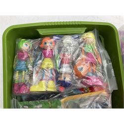 Large quantity of Mcdonalds toys in three boxes