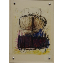  Untitled, pastel oil signed and dated 1963 verso by Alan Gummerson (British 1926-) 33cm x 22.5cm  