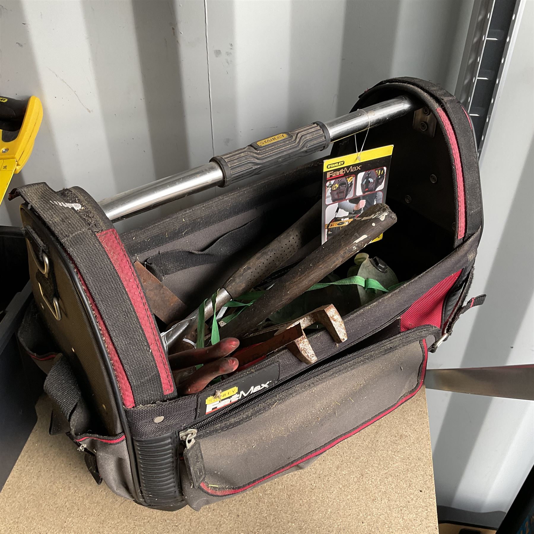 Selection of tools including Stanley tool bag, saws, Drapper socket sets and other - THIS LOT IS TO BE COLLECTED BY APPOINTMENT FROM DUGGLEBY STORAGE, GREAT HILL, EASTFIELD, SCARBOROUGH, YO11 3TX