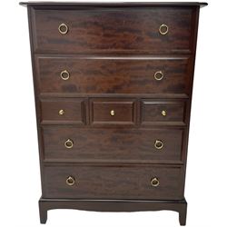 Stag Minstrel mahogany seven drawer chest
