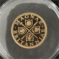 'The Falklands War 1982 2022' gold 1/4oz commemorative trio, each medallion being 7.98 grams of 22ct gold, cased with certificate 