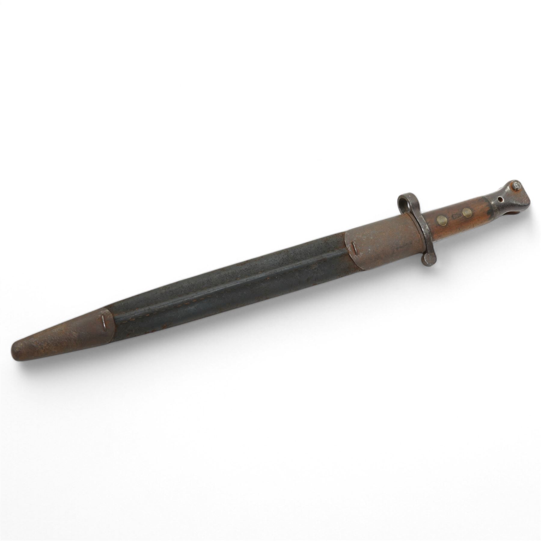 British 1888 pattern bayonet by Wilkinson London with VR cipher and (18)99 with scabbard 