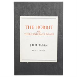 Tolkien, J.R.R. - The Hobbit or There and Back Again, De Luxe edition, George Allen and Unwin Ltd 1976, publishers black cloth with gilt dragon in presentation box with paper label