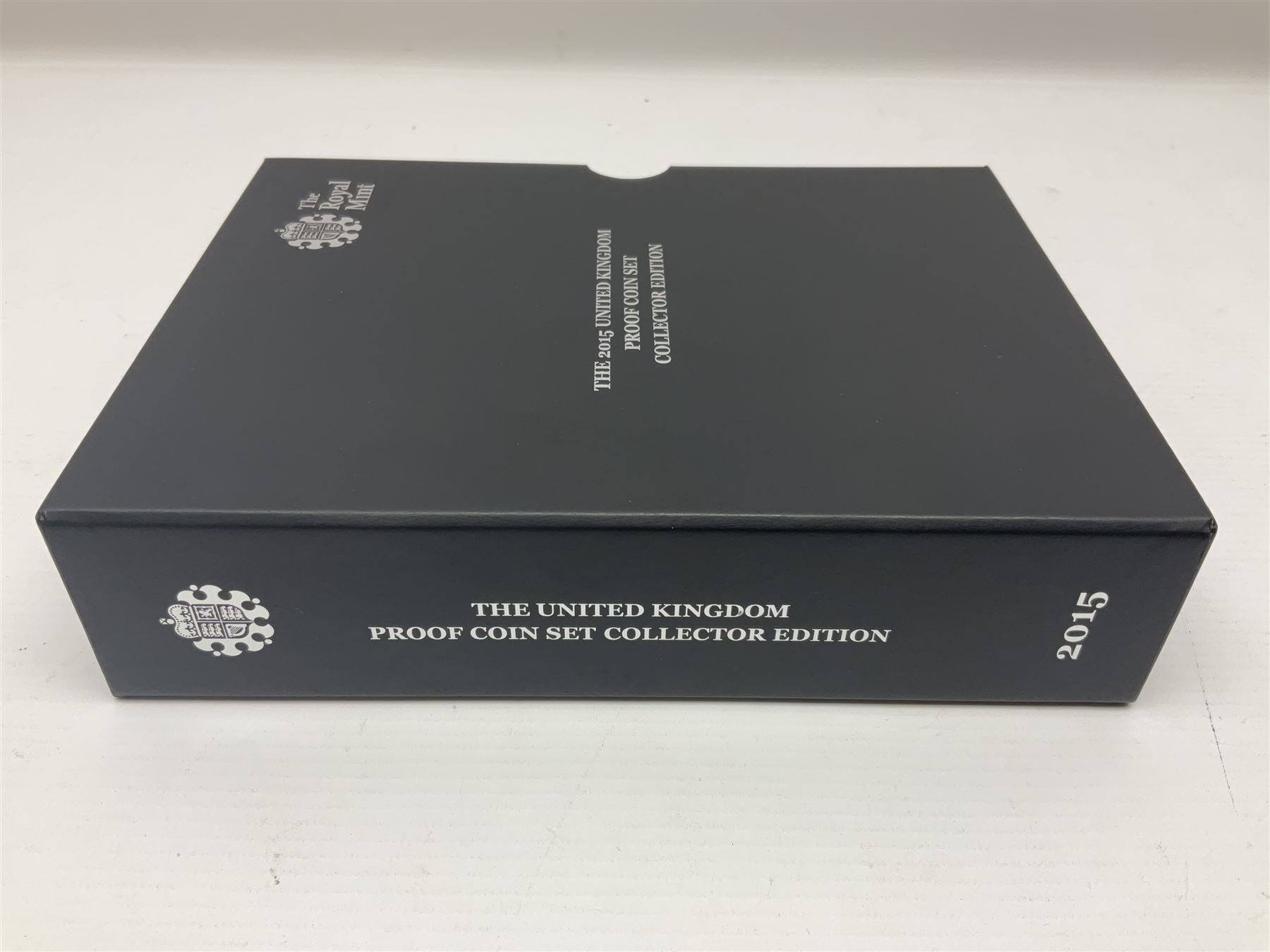 The Royal Mint United Kingdom 2015 proof coin set collector edition, cased with certificate