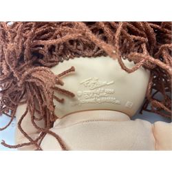 Plush covered soft toy of a swimming duck with squeeze type musical action L17cm; and collection of ten Cabbage Patch type dolls by various makers including Mattel, Hasbro, Appalachian Artworks, Migliorati etc