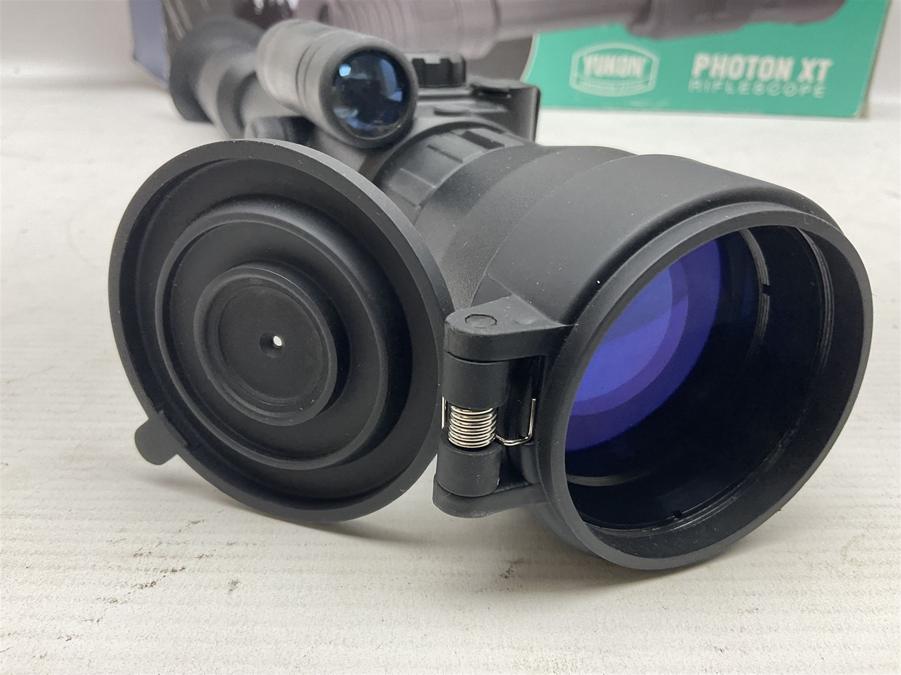 Yukon Photon XT 6.5 x 50 day/night sight, serial no.70127914, L43cm overall; in carrying case and original box