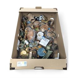 Wade trinket dishes and boxes, animal figures, etc