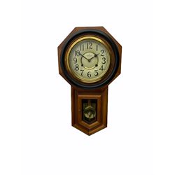 Contemporary spring driven wall clock st