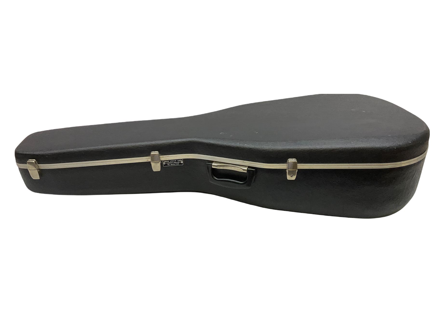 Ovation Ultra Series Model No.1512 electro acoustic guitar, 1980s/90s with textured black bowl back, natural spruce top and mahogany neck, serial no.232916 L104cm; in Hiscox Liteflite case with GuitarKes Workshop set-up and service certificate date October 2021
