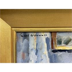 Charles Picart Le Doux (French 1881-1959): Female Nude on a Couch, oil on panel signed and dated '32, 37cm x 45cm
Provenance: inscribed verso 'a Jean Picart Le Doux', presumably a gift to his son Jean Picart Le Doux, also a well known artist.